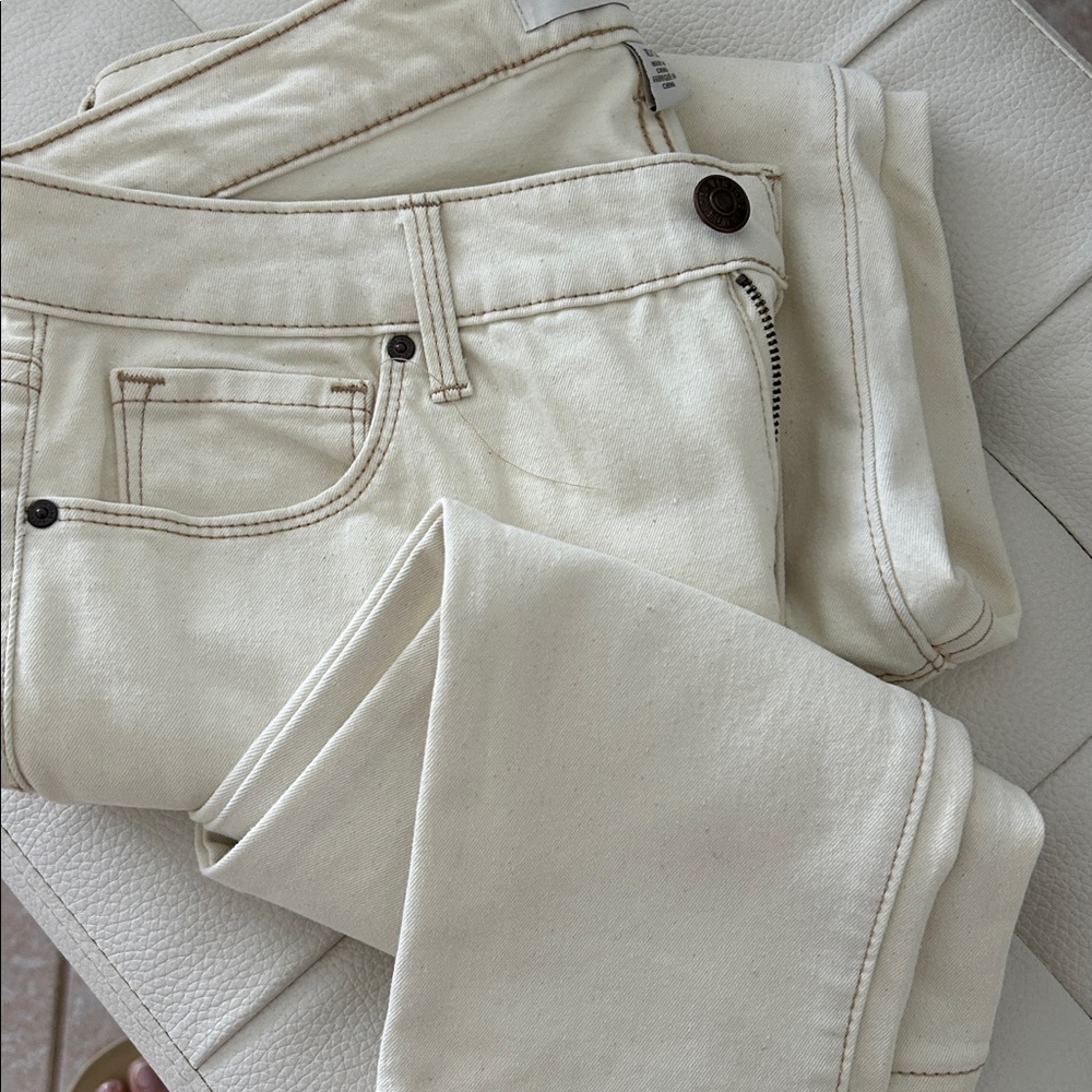 WONDERLAND Skinny Off-White Jeans